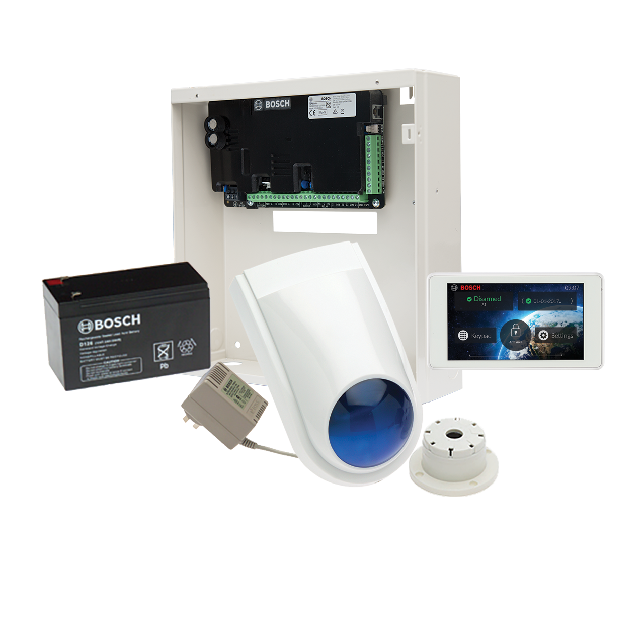 Bosch Alarm Kit, S3K-TS-Solution 3000 + 5″ TS Codepad