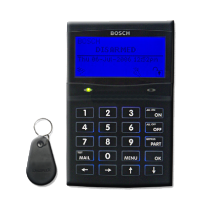 Bosch CP732B Soution 6000 Graphics Proximity Keypad Black Case/Blue Screen (Smartcard)