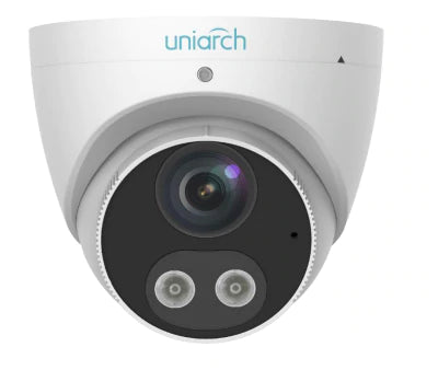 Uniarch Tri-guard Turret Camera Kit, 3 x 8MP Pro Series 4Ch NVR Ultra 4K, Powered By Uniview, HDD Optional