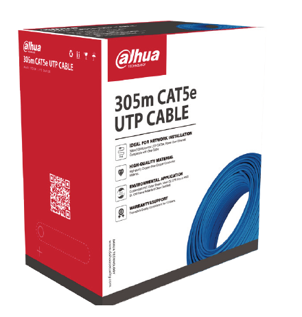 Dahua UTP CAT5e Cable 305M Blue Color, Pickup Only from store
