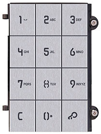 Pixel Grey/Silver Keypad Cover Only T/S 41019 and 41020 Keypad Modules