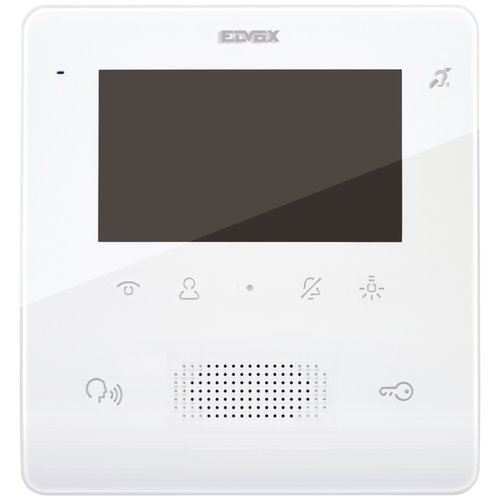 Elvox Due Fili+ 2-Wire Intercom Monitor 4.3" Display Touch Button