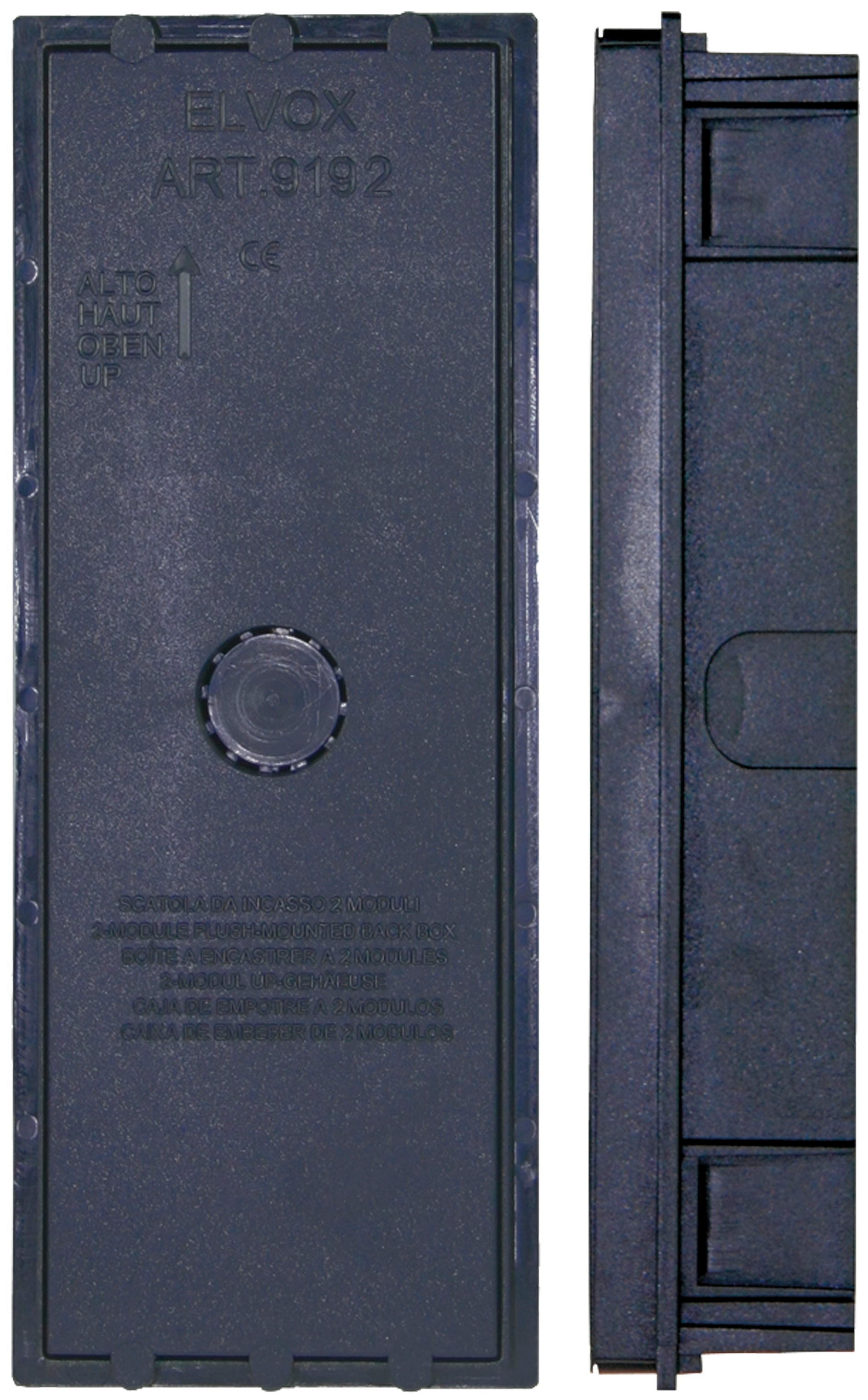 Pixel Flush/Recessed Vertical Back Box Module W/Temporary Cover and Li ...