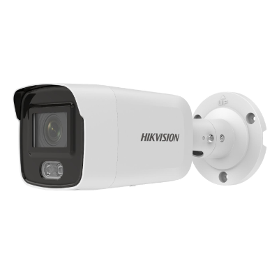 Hikvision 4MP Outdoor ColorVu Gen 2 Mini Bullet Camera, AcuSense, Mic, 6mm