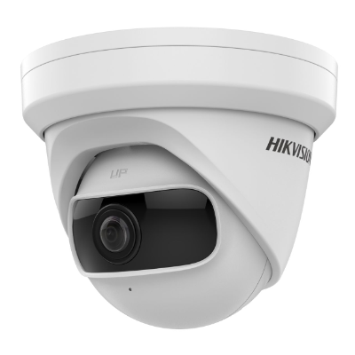 Hikvision HIK-2CD2345G0P-I 4MP 180deg Indoor Wide Angle Turret Camera, 1.68mm Lens