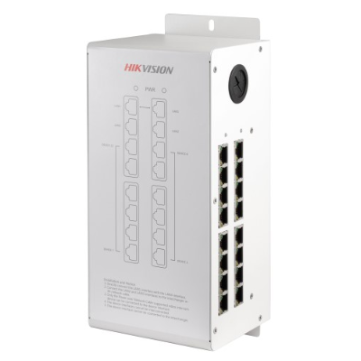 Hikvision KAD612, Intercom 12 Port Video, Audio & Power Distributor *Requires IEC Lead