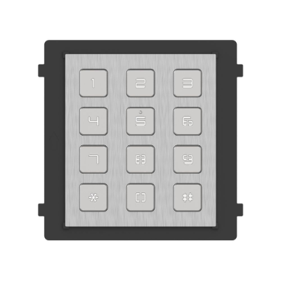Hikvision 2nd Gen. Intercom, Door Station Keypad Module, IP65, VDC | DS-KD-KP/S | CCTVMASTERS.COM.AU