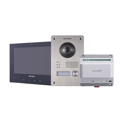 Hikvision KIS701, 2 Wire Video Intercom Bundle