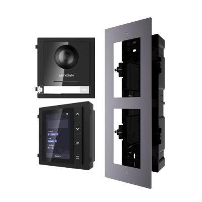 Hikvision 2nd Gen IP Intercom Kit, Door Station, Name Scroll Module ...