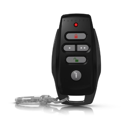 Paradox Wireless Remote REM25, Two Way, Slim Style, 433MHz | PDX-REM25B | CCTVMASTERS.COM.AU