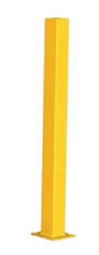 SQ1300 100W x 100D x 1270H (mm) Square Barrier Bollard Duragal Post Expoxy Zinc Powder