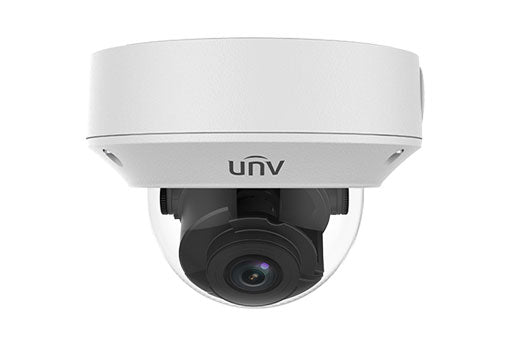 UNV IPC3234LR3-VSPZ28-D, easy series IP camera 4MP dome 2.8-12mm IR PoE