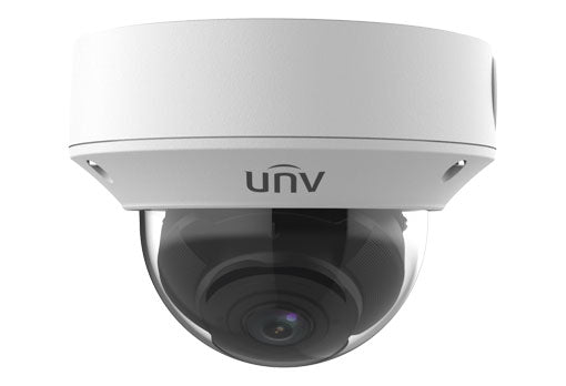 UNV IPC3238EA-DZK, Pro series IP camera AI 8MP/4K Dome 2.8-12mm IR PoE