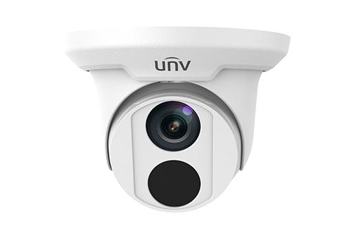 UNV IPC3614SR3-DPF28M, Prime-II Series IP Camera White 4MP Turret 2.8mm IR POE