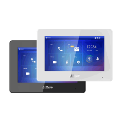Dahua 2-Wire and PoE Intercom Monitor, DHI-VTH5422HW, Touch screen 7 Inch