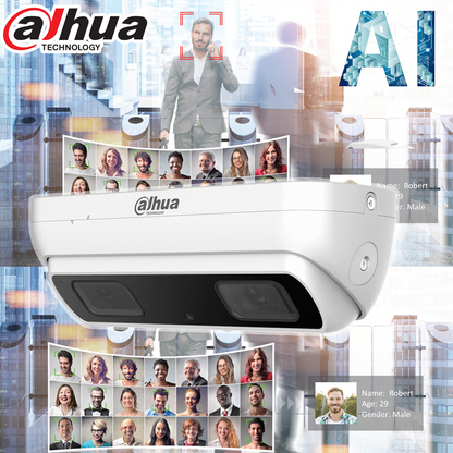 Dahua 3MP AI Starlight 3D Dual Lens People Counting IP Network Camera Fixed 2.8mm - CCTVMasters.com.au