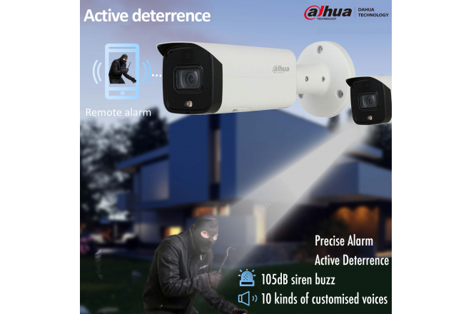 Dahua 5MP Smart AI Starlight+ IP Bullet Fixed 2.8mm - CCTVMasters.com.au