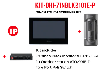 Dahua Intercom, 7inch Touch Screen IP Intercom Kit