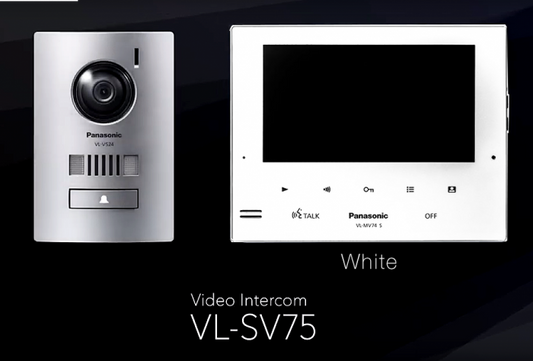 Panasonic VL-SV75AZ-W Video Intercom System White Monitor